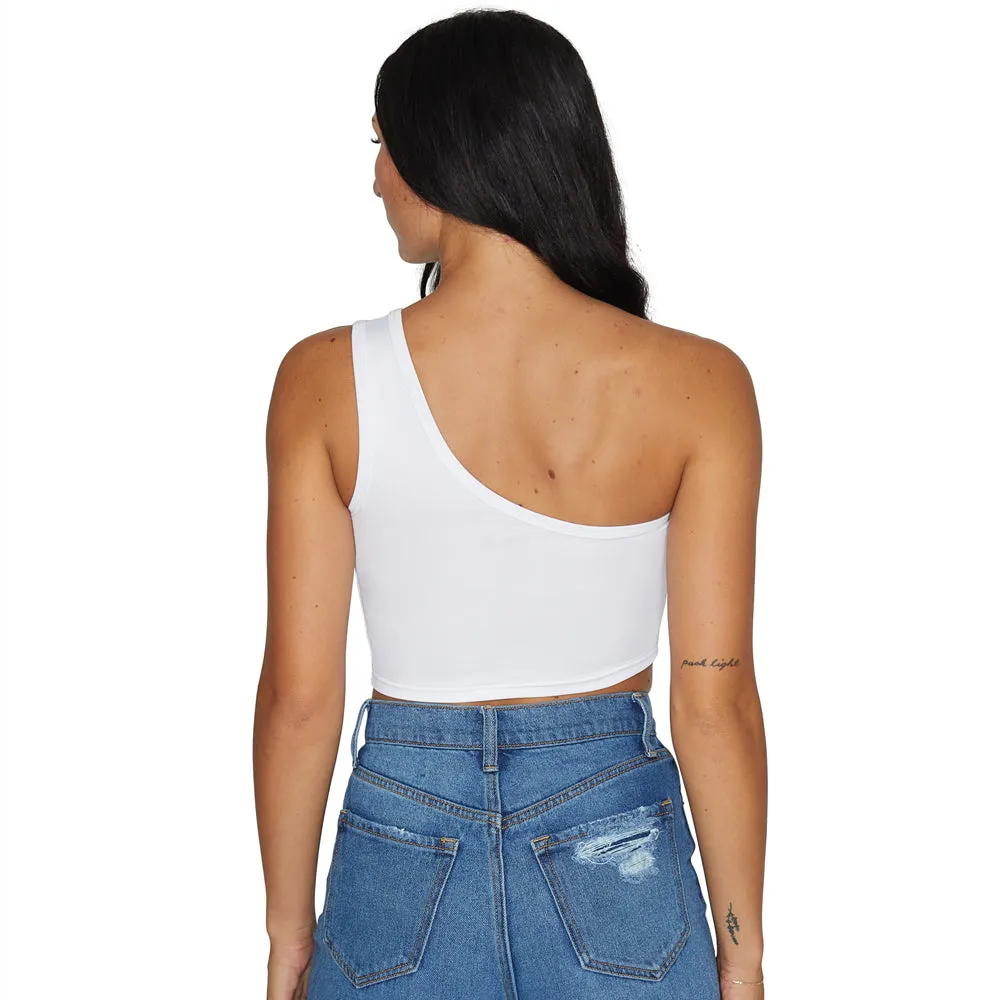 Tulane One Shoulder Top