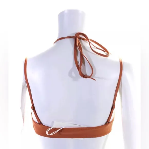 Ulla Johnson Aleena Strappy Bikini Top in Coquina ~ Sz P (XS)