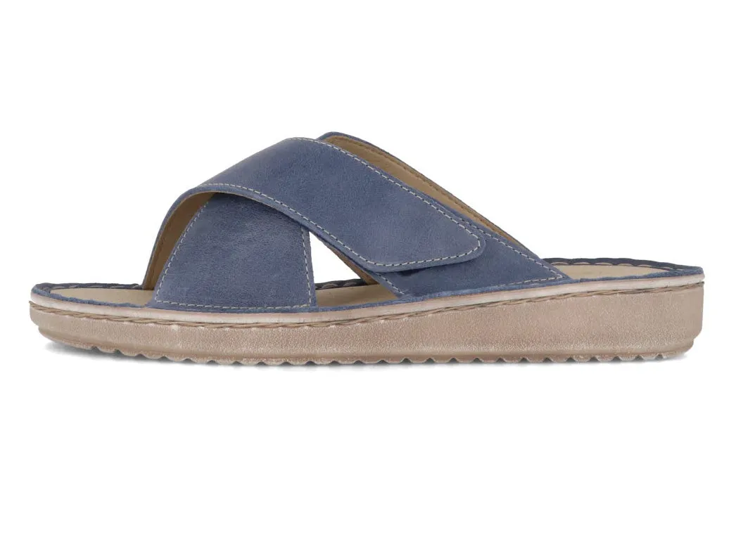 Varomed Vital Women Velcro Mule 'Joyce', navy
