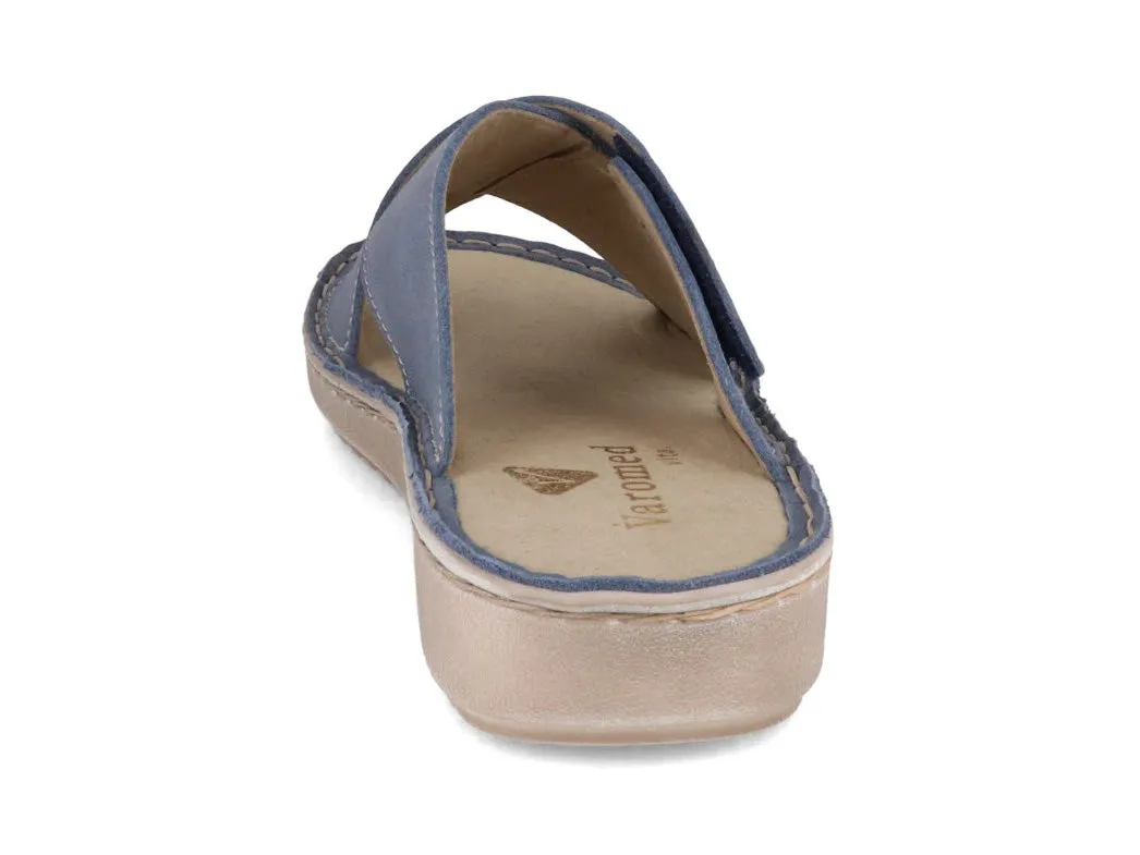 Varomed Vital Women Velcro Mule 'Joyce', navy