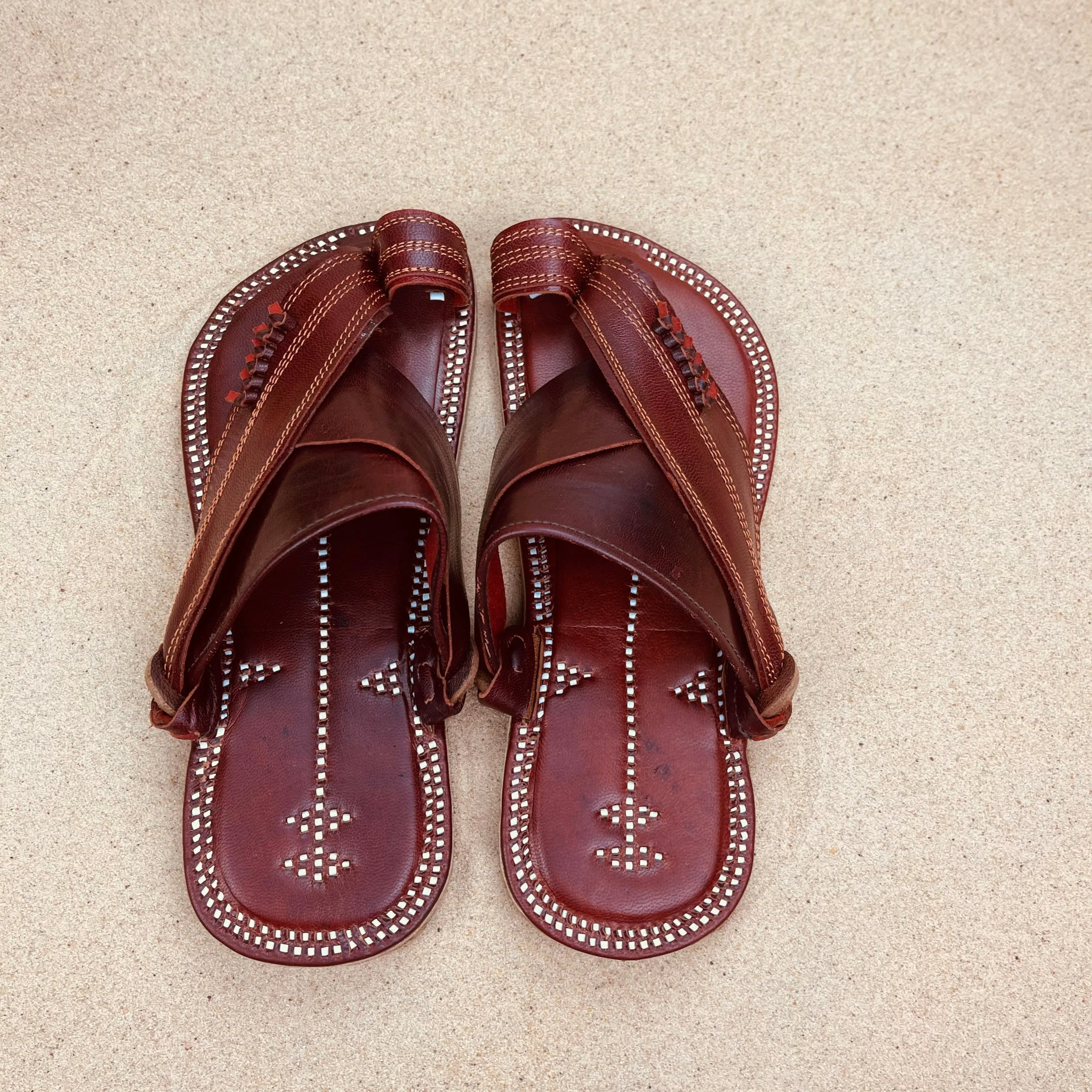 Womens Brown Leather Sandals ~ SandCruisers ~ Traditional Arabian Sandals ~ Great for Outdoors, Beaches, Parks, Lakes, Pools & Parties!