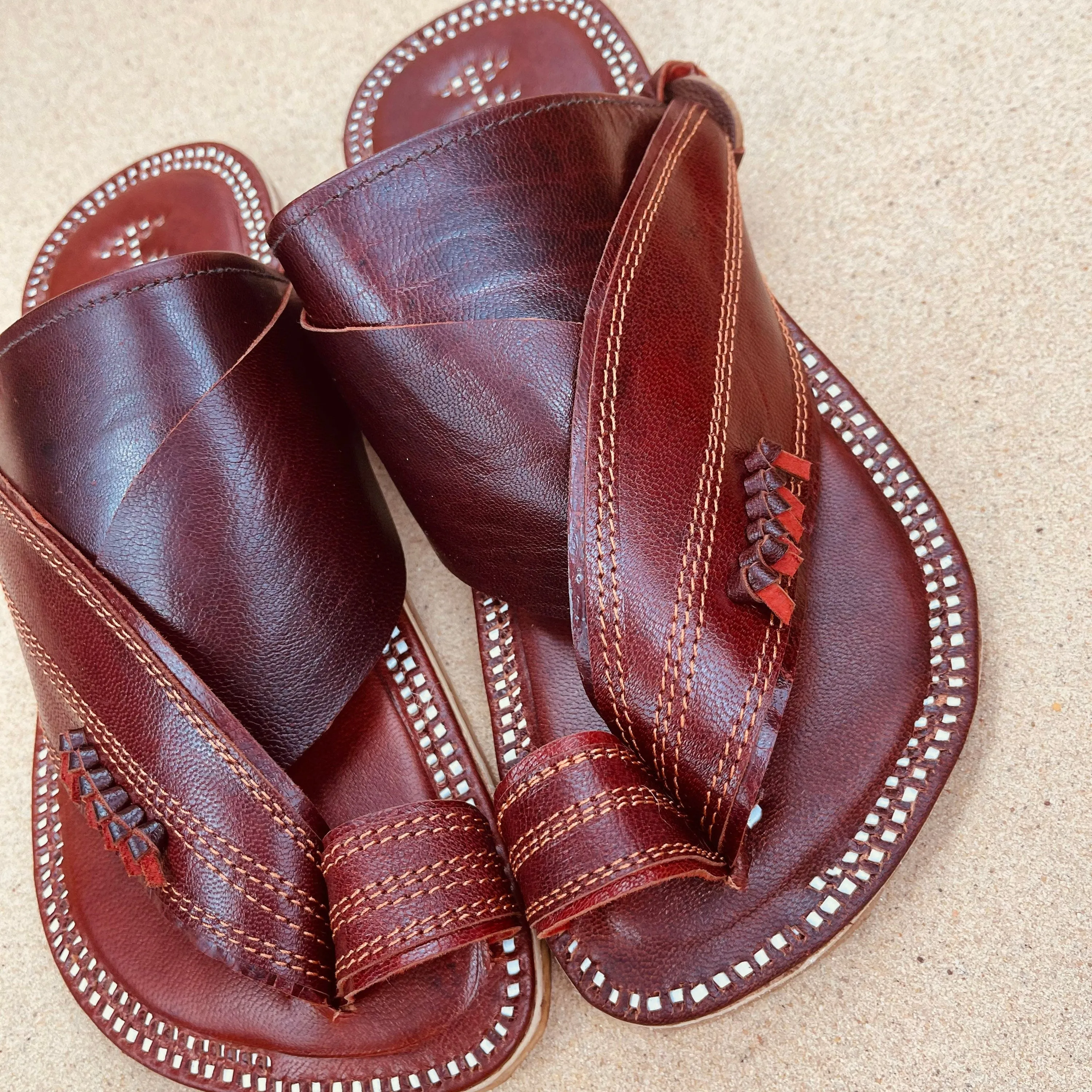 Womens Brown Leather Sandals ~ SandCruisers ~ Traditional Arabian Sandals ~ Great for Outdoors, Beaches, Parks, Lakes, Pools & Parties!
