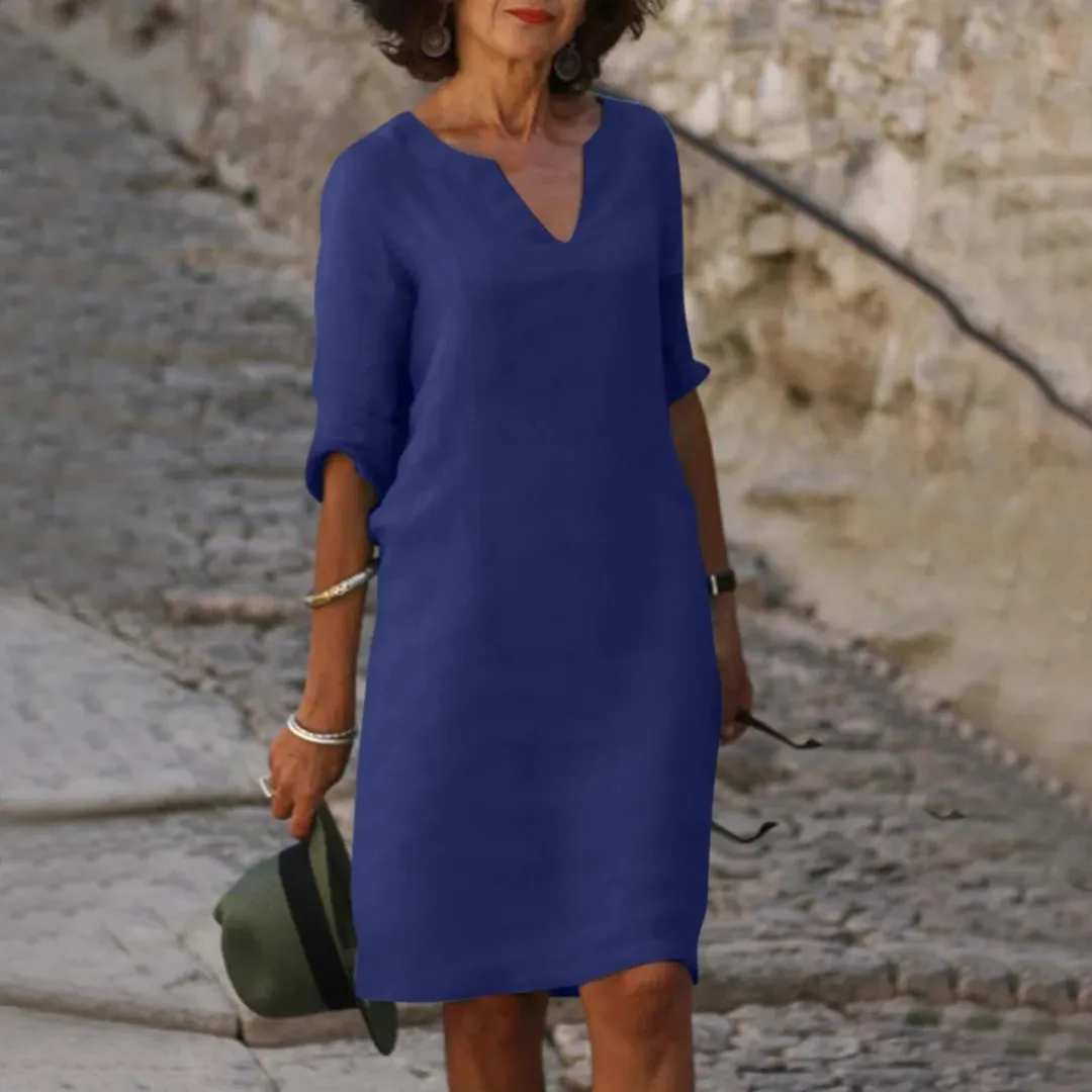 Women's Casual V-Neck Summer Dress | Mini