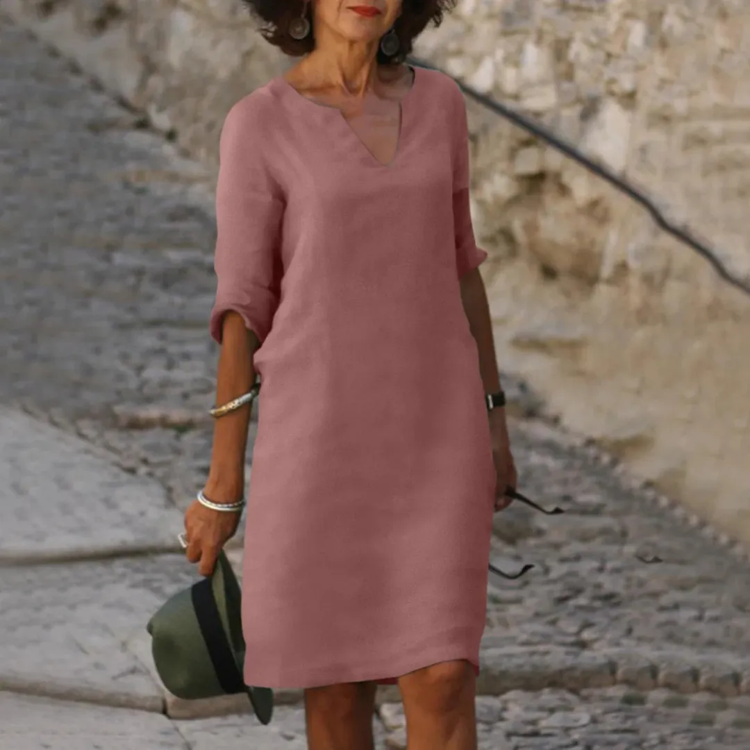 Women's Casual V-Neck Summer Dress | Mini