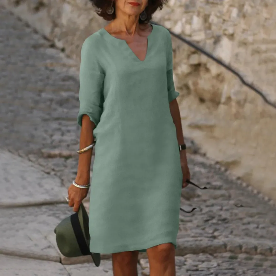 Women's Casual V-Neck Summer Dress | Mini