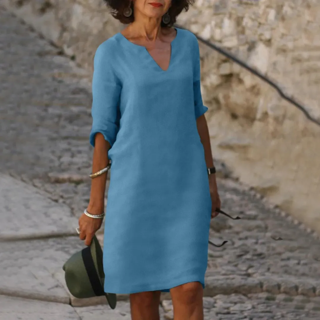 Women's Casual V-Neck Summer Dress | Mini