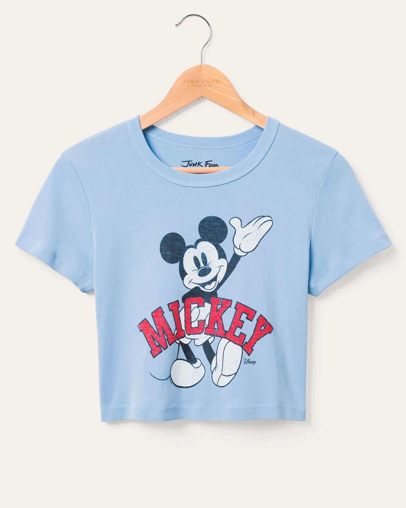 Women's Mickey Wave Baby Tee