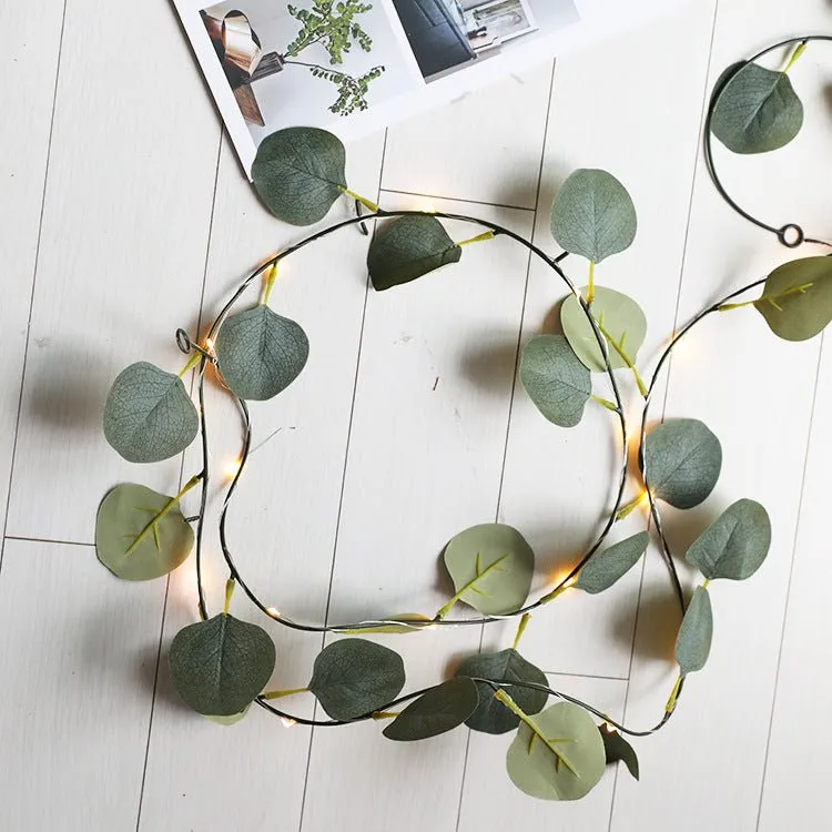 Woowooh LED Solar Copper Wire Garden Plant Rattan Light