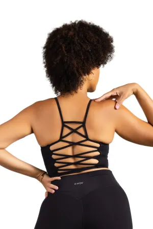 ZIVA SPORT BRA BLACK